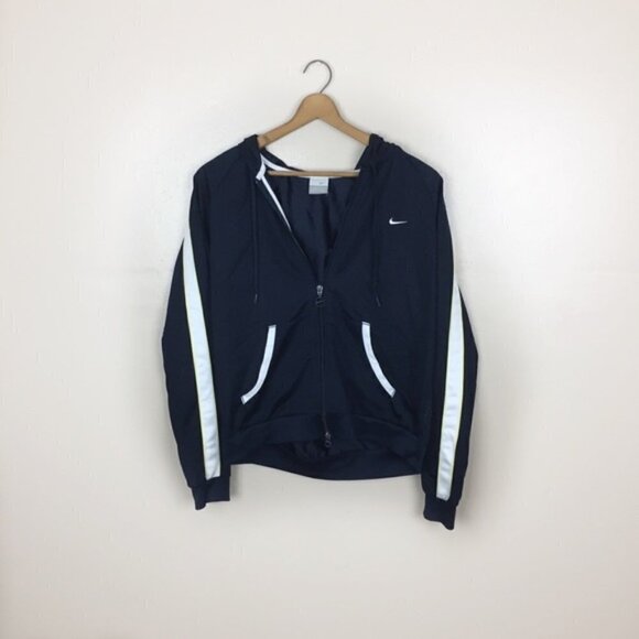 [Nike] 90s Style Perforated Zip Up Sweatshirt - Picture 1 of 8